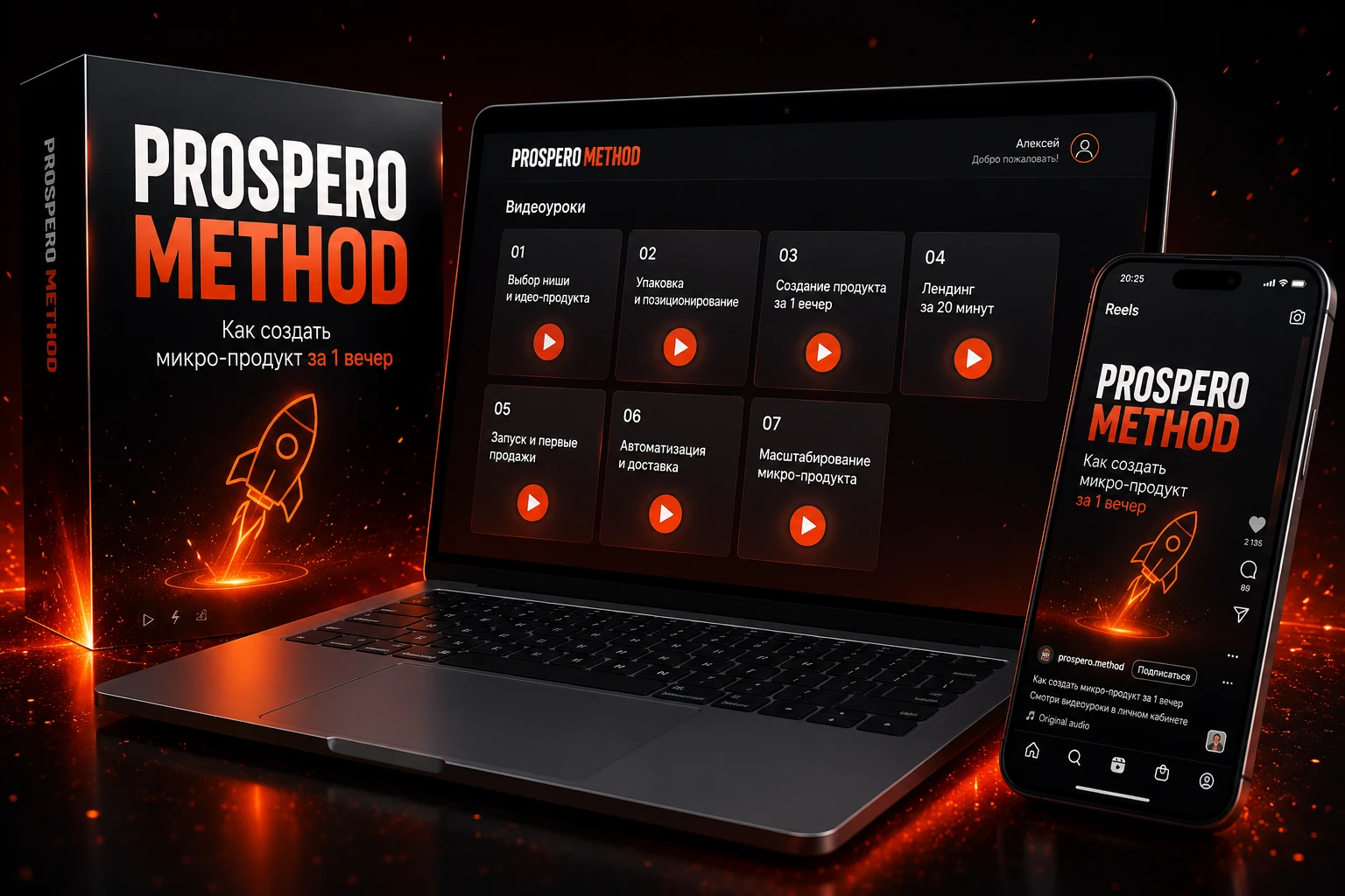 PROSPERO METHOD: 1 видео-тренинг на 8 модулях